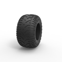 Diecast low pressure tire 6 Scale 1 to 25 - Thumbnail 3