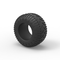 Diecast low pressure tire 6 Scale 1 to 25 - Thumbnail 7
