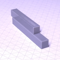 Small Side by Side Impossible Object Optical Illusion 3D Printing 478404