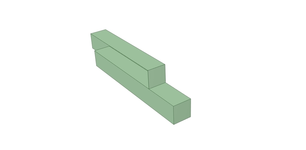 Side by Side Impossible Object Optical Illusion 3D Print 478405