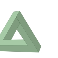 Penrose Triangle Impossible Object Optical Illusion - Thumbnail 2