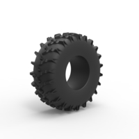 Diecast low pressure tire 7 Scale 1 to 25 - Thumbnail 2