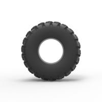 Diecast low pressure tire 7 Scale 1 to 25 - Thumbnail 5
