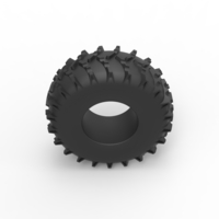 Diecast low pressure tire 7 Scale 1 to 25 - Thumbnail 6