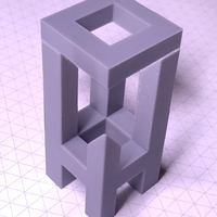 Small Impossible Tower Optical Illusion 3D Printing 478430