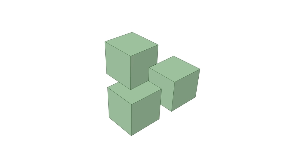 Impossible Cubes Optical Illusion 3D Print 478439