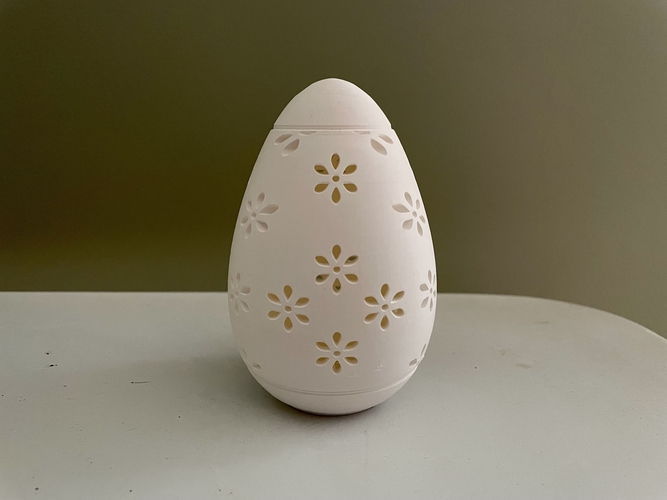 Easter Egg with flower petals  3D Print 478489