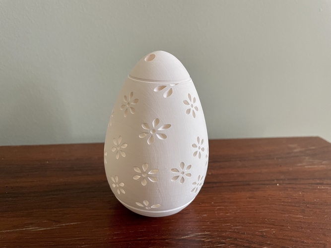 Easter Egg with flower petals  3D Print 478490