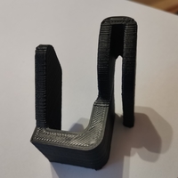 Small towel hanger bathroom glass 3D Printing 478496