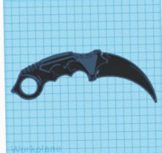 Karambit Knife 3D Print 478497
