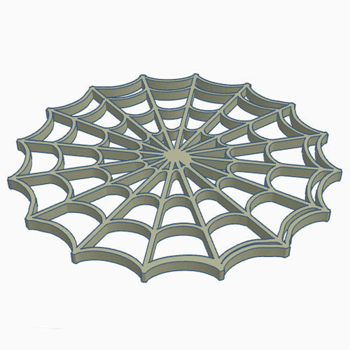 Spiral spider web coaster 3D Print 478502