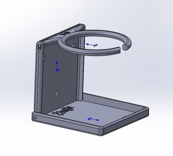 Folding Cup holder katlanır bardak tutucu 3D Print 478521