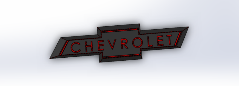 Rear Chevy Emblem