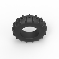 Diecast Tractor tire 3 Scale 1 to 25 - Thumbnail 6