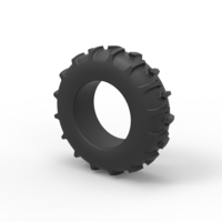Diecast Tractor tire 3 Scale 1 to 25 - Thumbnail 7