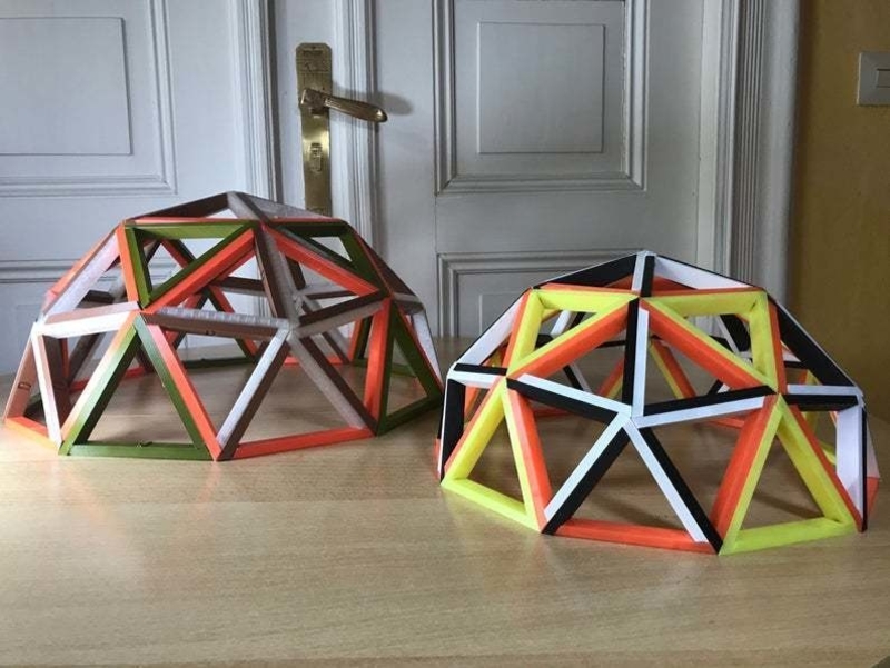 Geodesic dome toy
