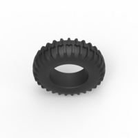 Diecast Tractor tire 4 Scale 1 to 25 - Thumbnail 6