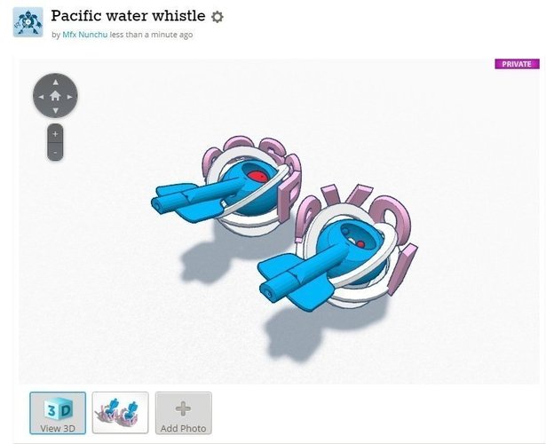 Pacific Whistle  Bird song 3D Print 47867