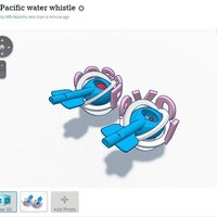 Small Pacific Whistle  Bird song 3D Printing 47867