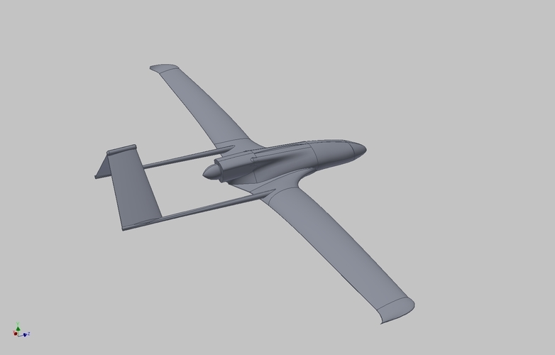 Baykar Bayraktar TB2 drone model 3D Print 478672