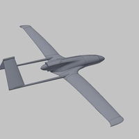Baykar Bayraktar TB2 drone model - Thumbnail 1