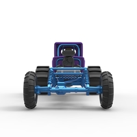 Diecast Mud dragster Hot Rod Scale 1 to 25 - Thumbnail 5