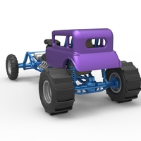 Diecast Mud dragster Hot Rod Scale 1 to 25 - Thumbnail 11
