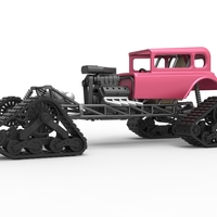 Diecast Hot Rod on tracks Scale 1 to 25 - Thumbnail 2