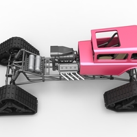 Diecast Hot Rod on tracks Scale 1 to 25 - Thumbnail 8