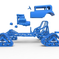 Diecast Hot Rod on tracks Scale 1 to 25 - Thumbnail 17