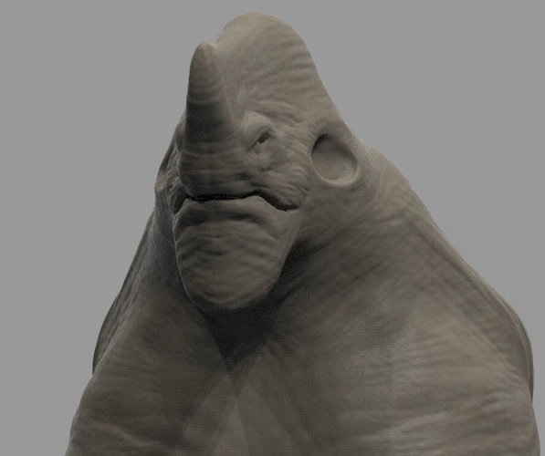 Grey Alien Brute (updated 8-30-17) 3D Print 47884