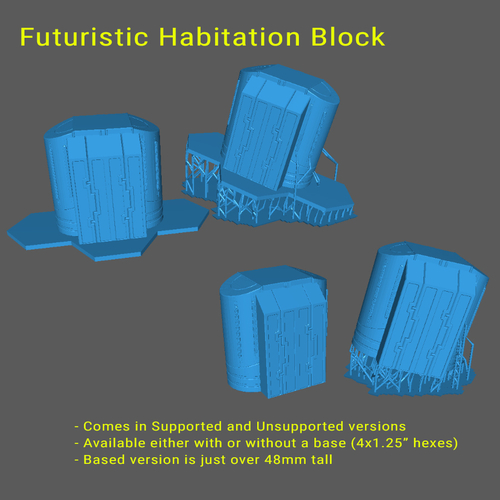 BattleTech Building Collection 01 3D Print 478847