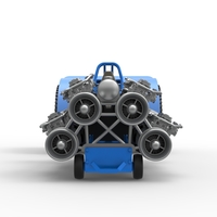 Diecast Pulling tractor with 4 jet engines Scale 1 to 25 - Thumbnail 6