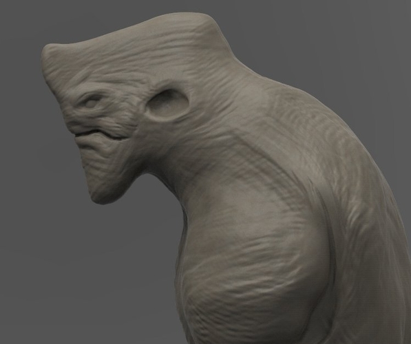 Grey Alien Brute (updated 8-30-17) 3D Print 47887