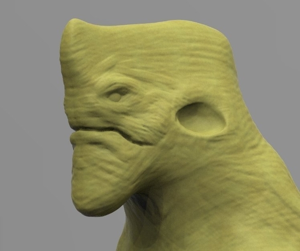 Grey Alien Brute (updated 8-30-17) 3D Print 47889