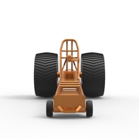 Diecast Pulling tractor chassis Scale 1 to 25 - Thumbnail 6