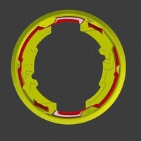 Small Bu Beyblade Sacred (blade only) 3D Printing 478980