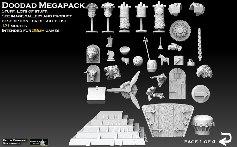 Doodad Megapack 3D Print 478997