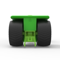 Diecast Pulling tractor with transverse V8 engines 1:25 - Thumbnail 13