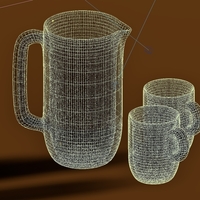 Pitcher and glass - Thumbnail 1