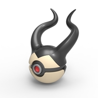Small Pokeball Maleficent 3D Printing 479056