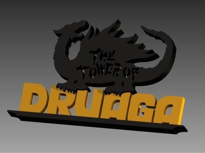 Tower of Druaga logo 3D Print 47906