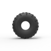 Diecast dirt dragster rear tire 2 Scale 1 to 10 - Thumbnail 5