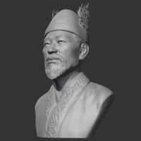 Muryeong of Baekje 3D print model - Thumbnail 5