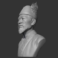 Muryeong of Baekje 3D print model - Thumbnail 6
