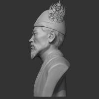 Muryeong of Baekje 3D print model - Thumbnail 7
