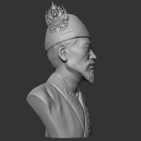 Muryeong of Baekje 3D print model - Thumbnail 9