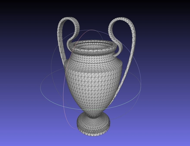 Miniature Champions League Trophy 3D print model 3D Print 479267