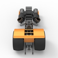 Diecast Pulling tractor with 2 jet engines 1:25 - Thumbnail 12