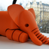 Small elefante 3D Printing 479318